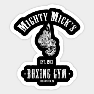 Mighty Micks Boxing Gym Sticker